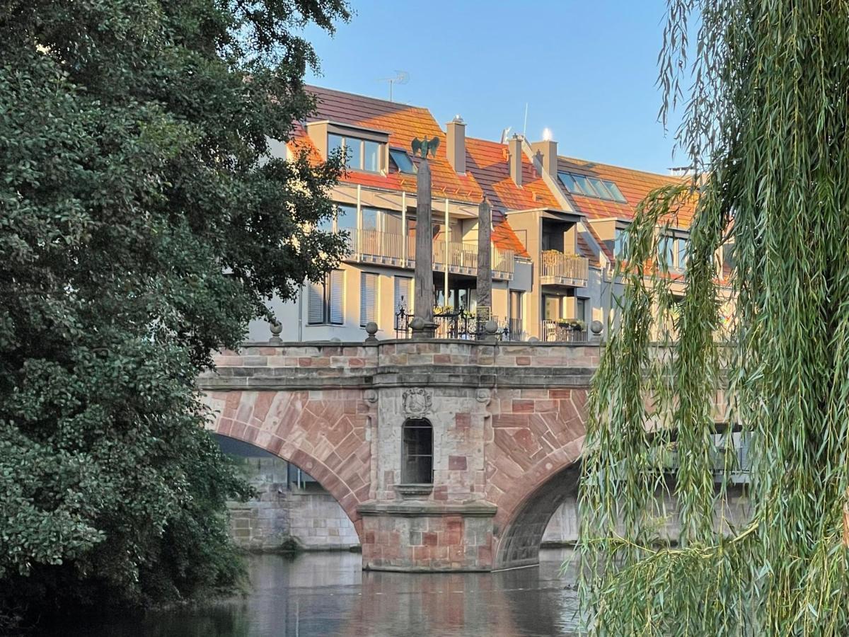 Messeapartment An Der Altstadtmauer Norimberga Esterno foto