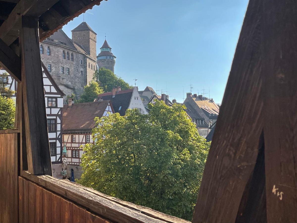 Messeapartment An Der Altstadtmauer Norimberga Esterno foto