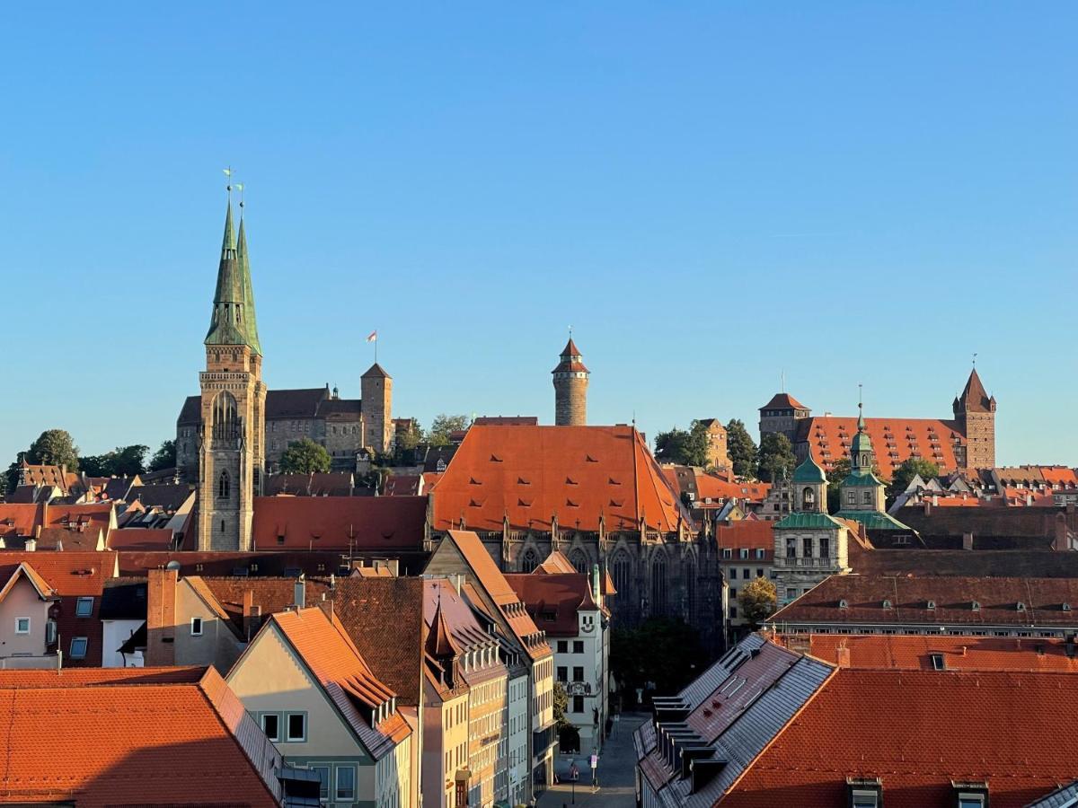 Messeapartment An Der Altstadtmauer Norimberga Esterno foto